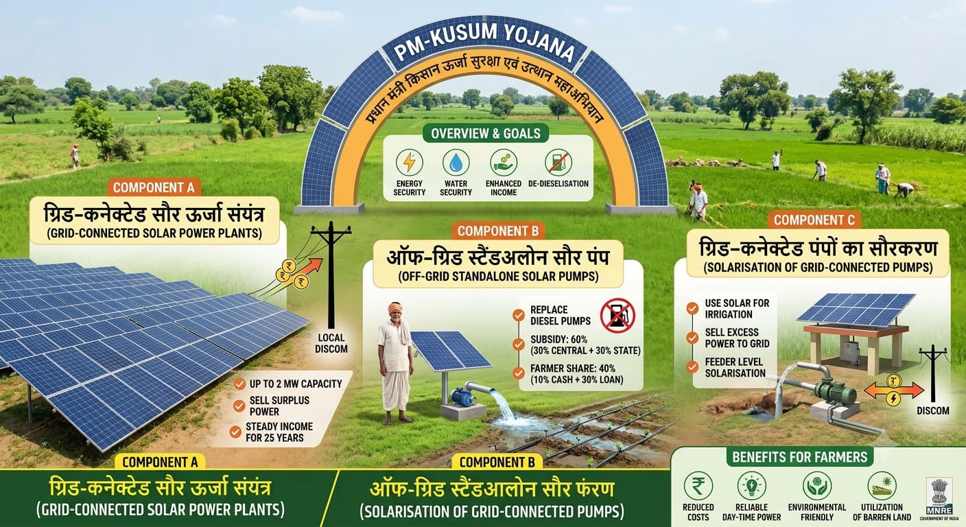 The Complete Guide to PM-KUSUM Subsidy in Bihar (2026)
