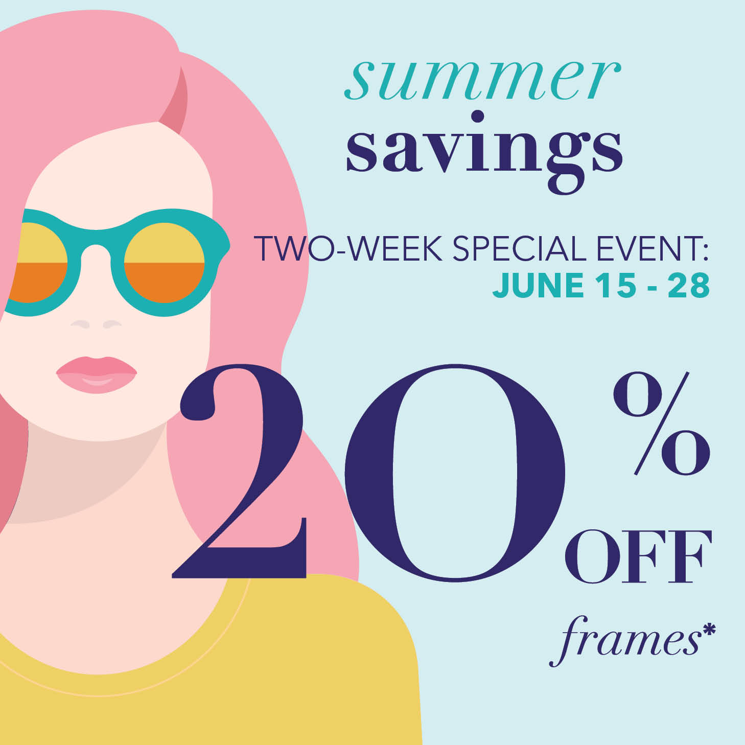 20% Off Frames