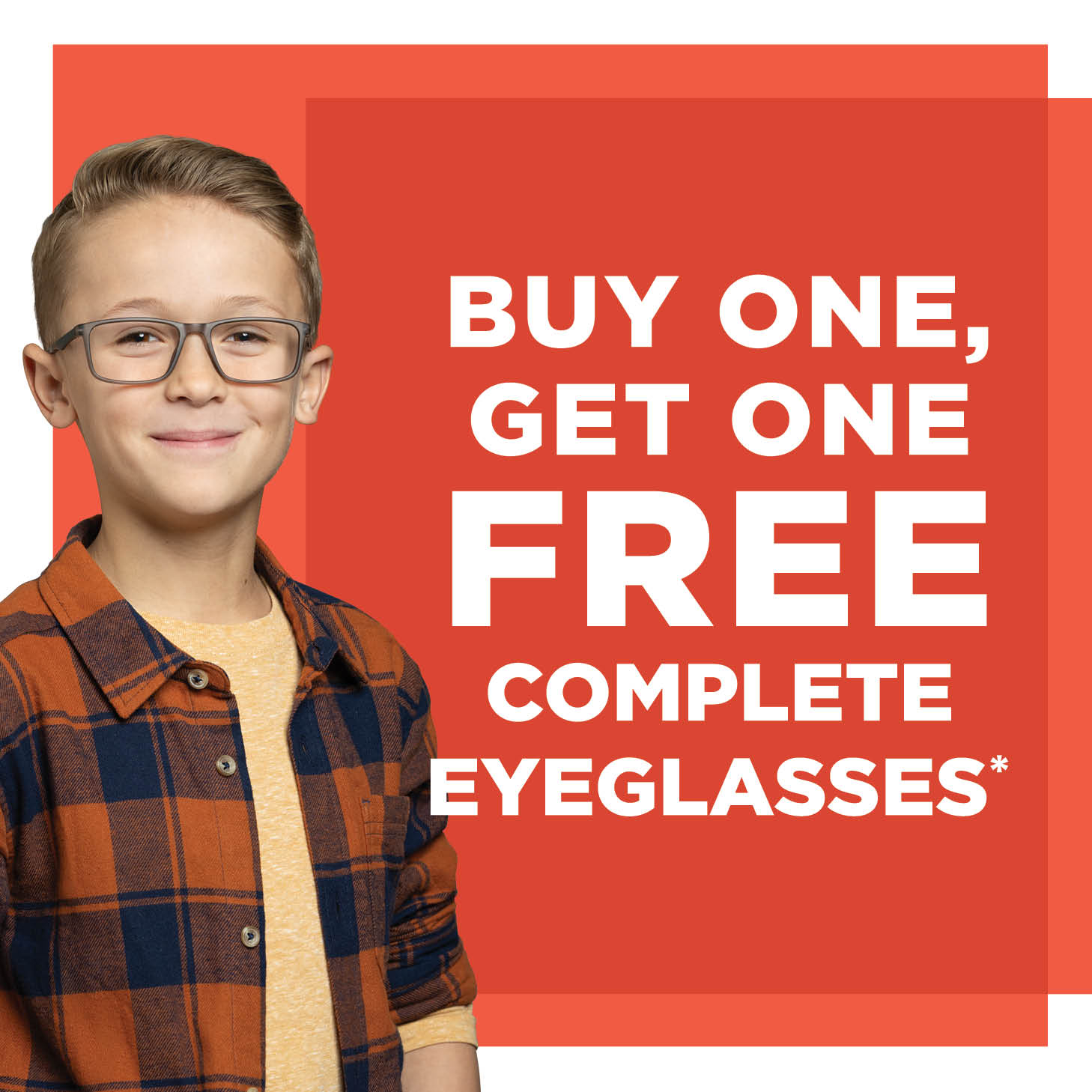 BOGO Free Complete Eyeglasses