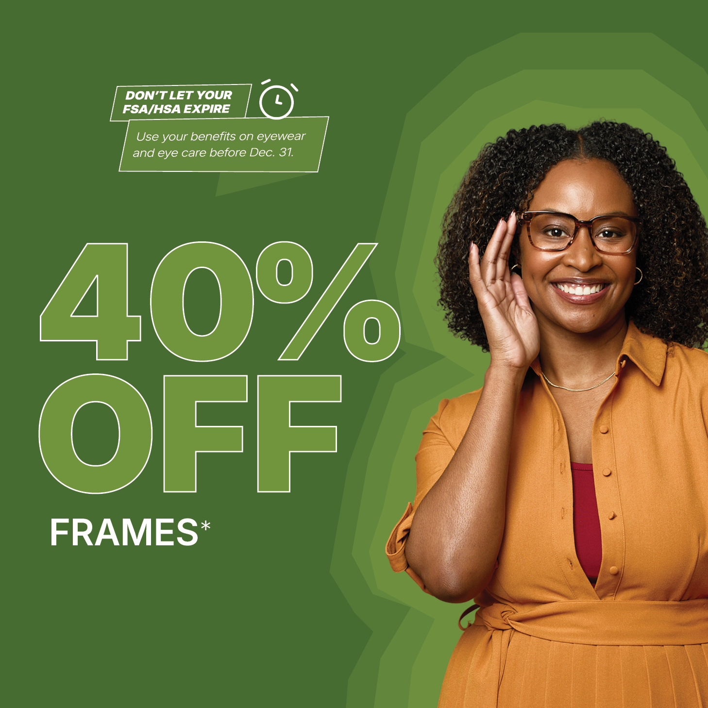 40% Off Frames