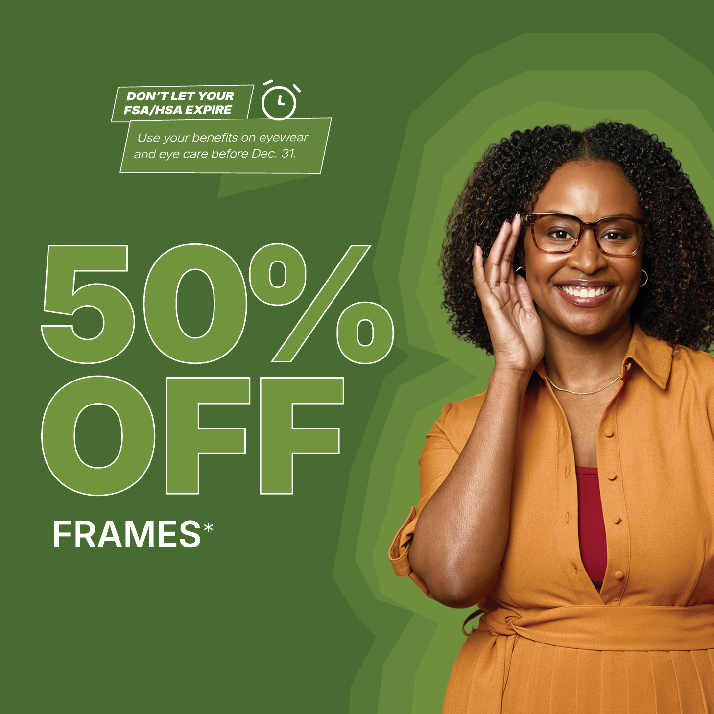 50% Off Frames