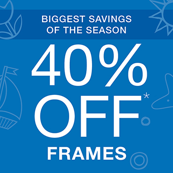 40% Off Frames