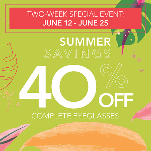 Two-week Special Event June 12 - June 25