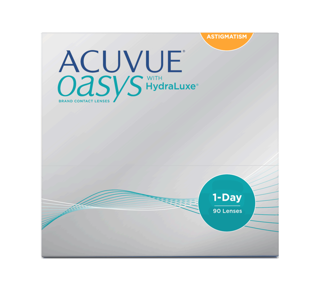 ACUVUE® OASYS 1-DAY with HydraLuxe™ TECHNOLOGY for ASTIGMATISM