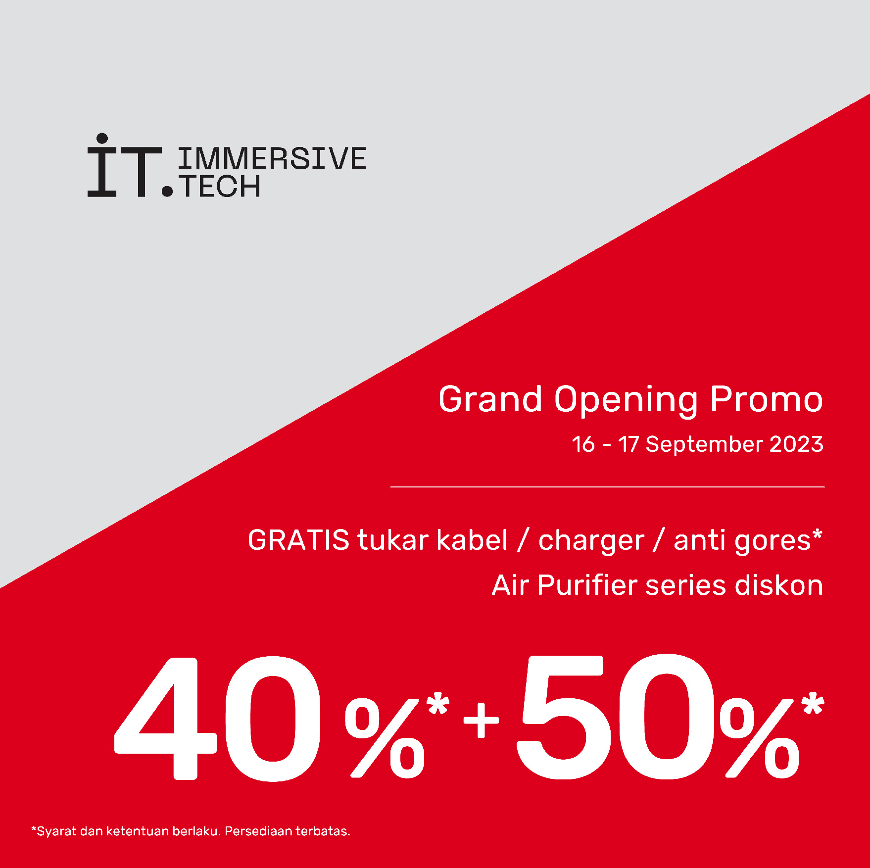 Immersive Tech Grand Opening Promotion