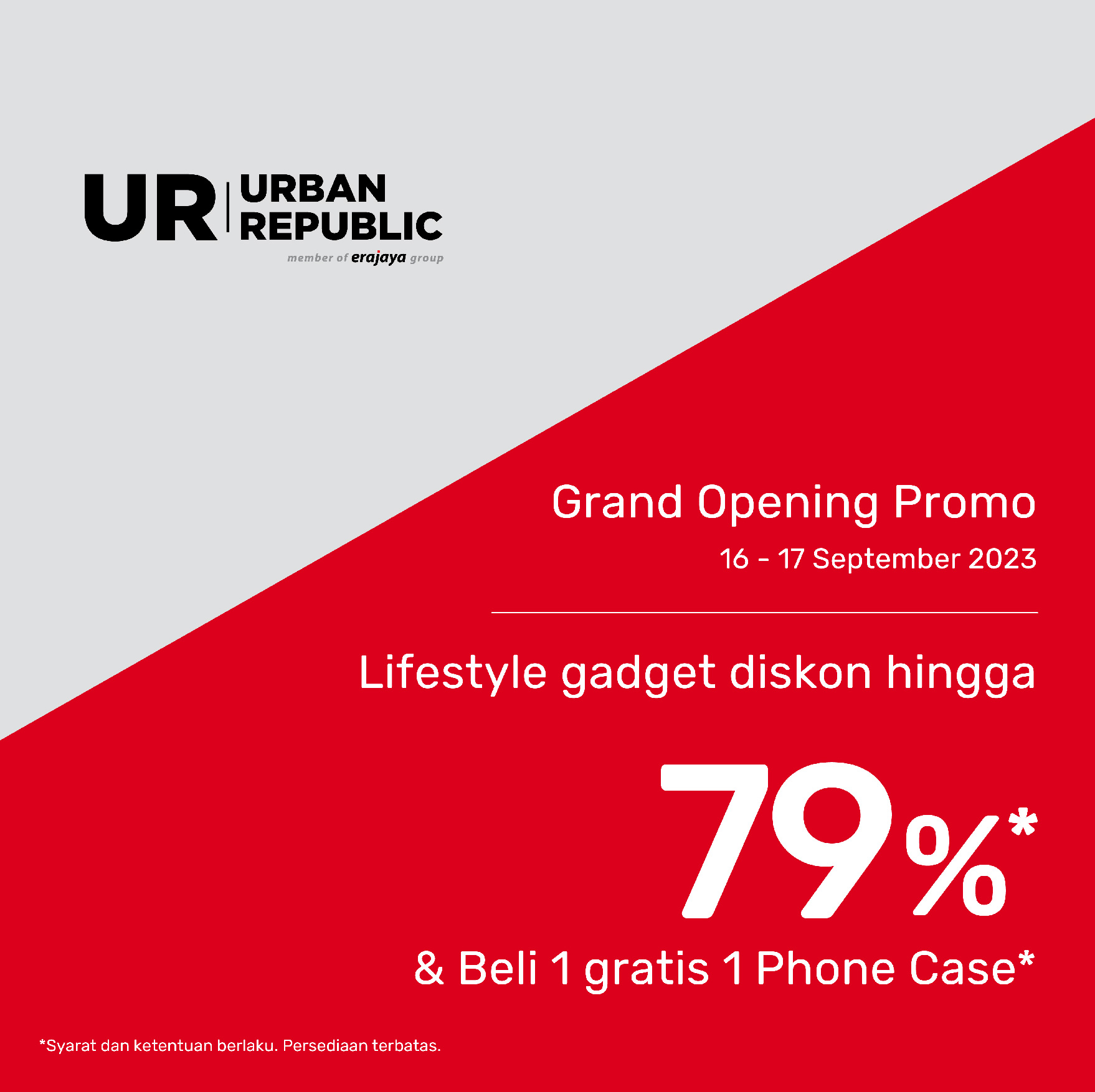 Urban Republic Grand Opening Promotion