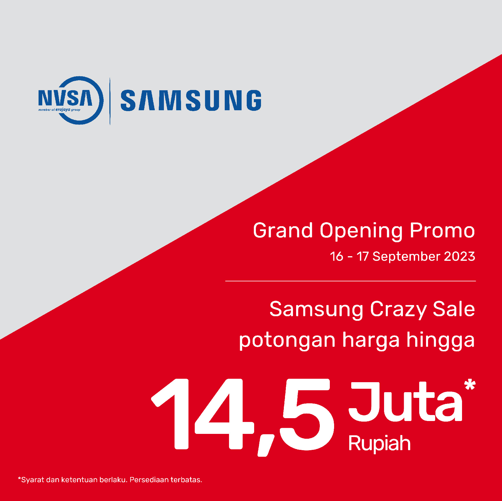 Samsung Grand Opening Promotion