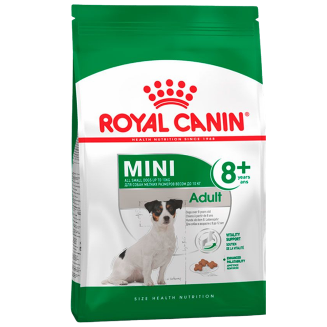 3kg - Mini Adult 8+ años  (Senior) / Royal Canin