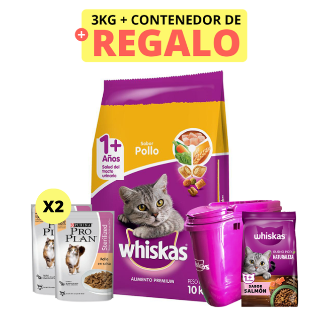 10kg - Gato Adulto Sabor Pollo | Whiskas
