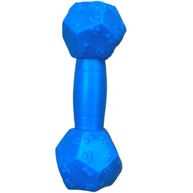 17cm - Mancuerna de Goma Blanda Azul | Lili Mascota