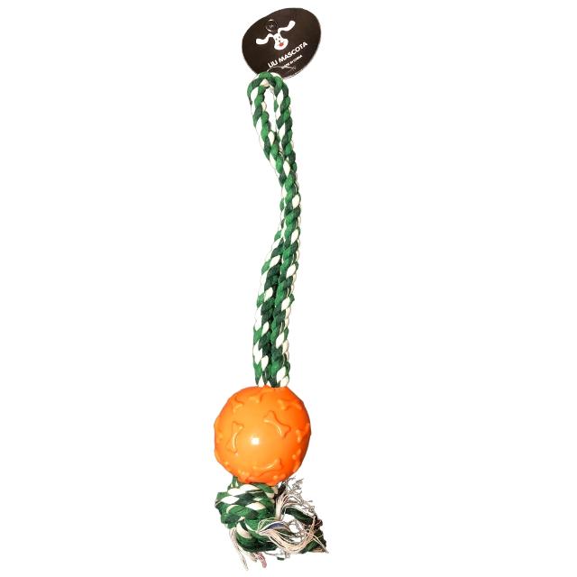 1 Unidad - Pelota blanda con cuerda | Lili mascota