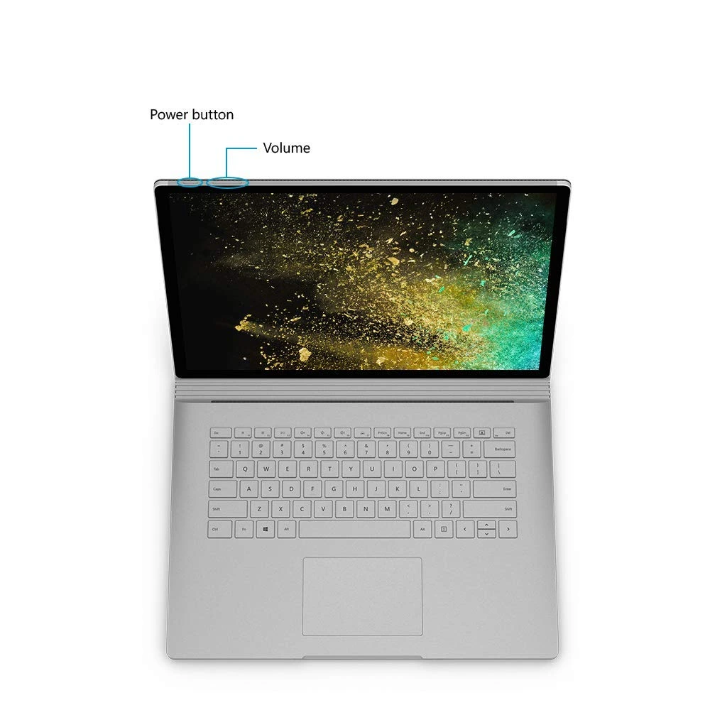 Microsoft Surface Book 2 | Intel i7 8th Gen | 15" UHD | Windows 11 Pro | Refurbished