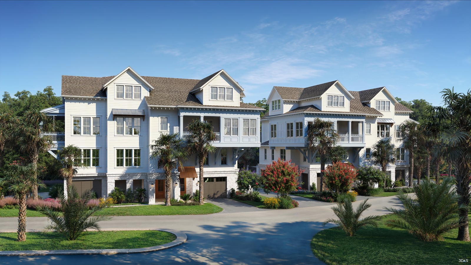 Debordieu production 3D pedestrian elevation