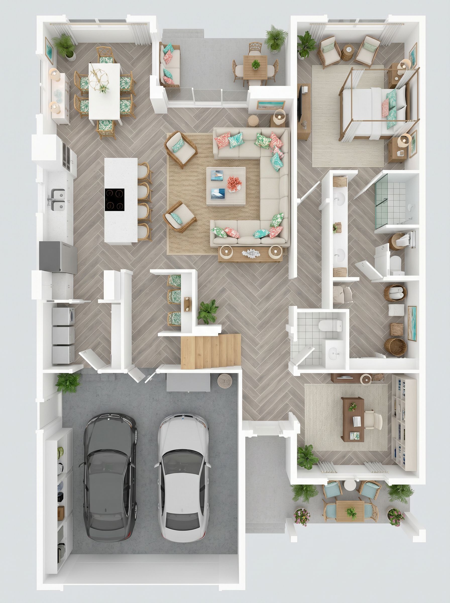 3D Render: Add Furniture