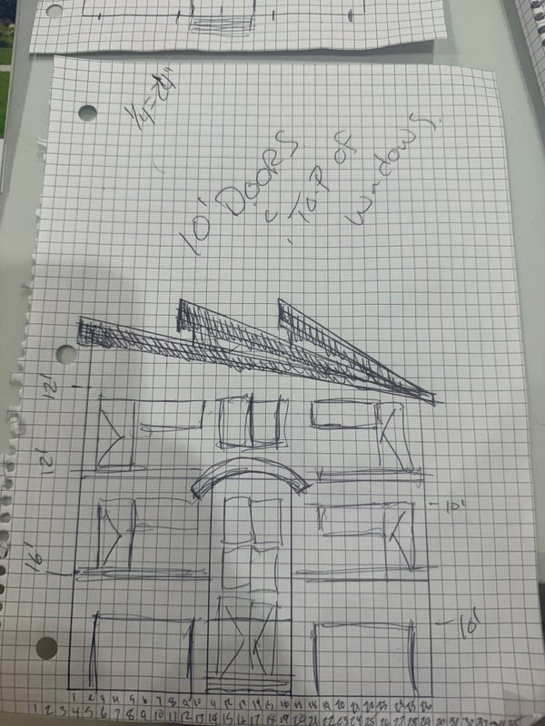 Architectural elevation sketch attached as the EDIT Assistant reference