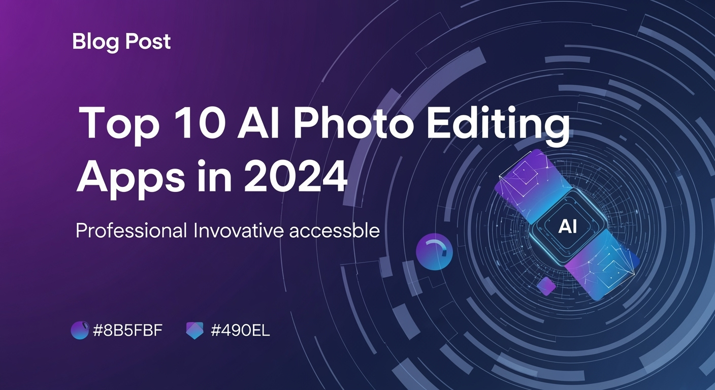 Top 10 AI Photo Editing Apps in 2024: Revolutionizing Image Enhancement