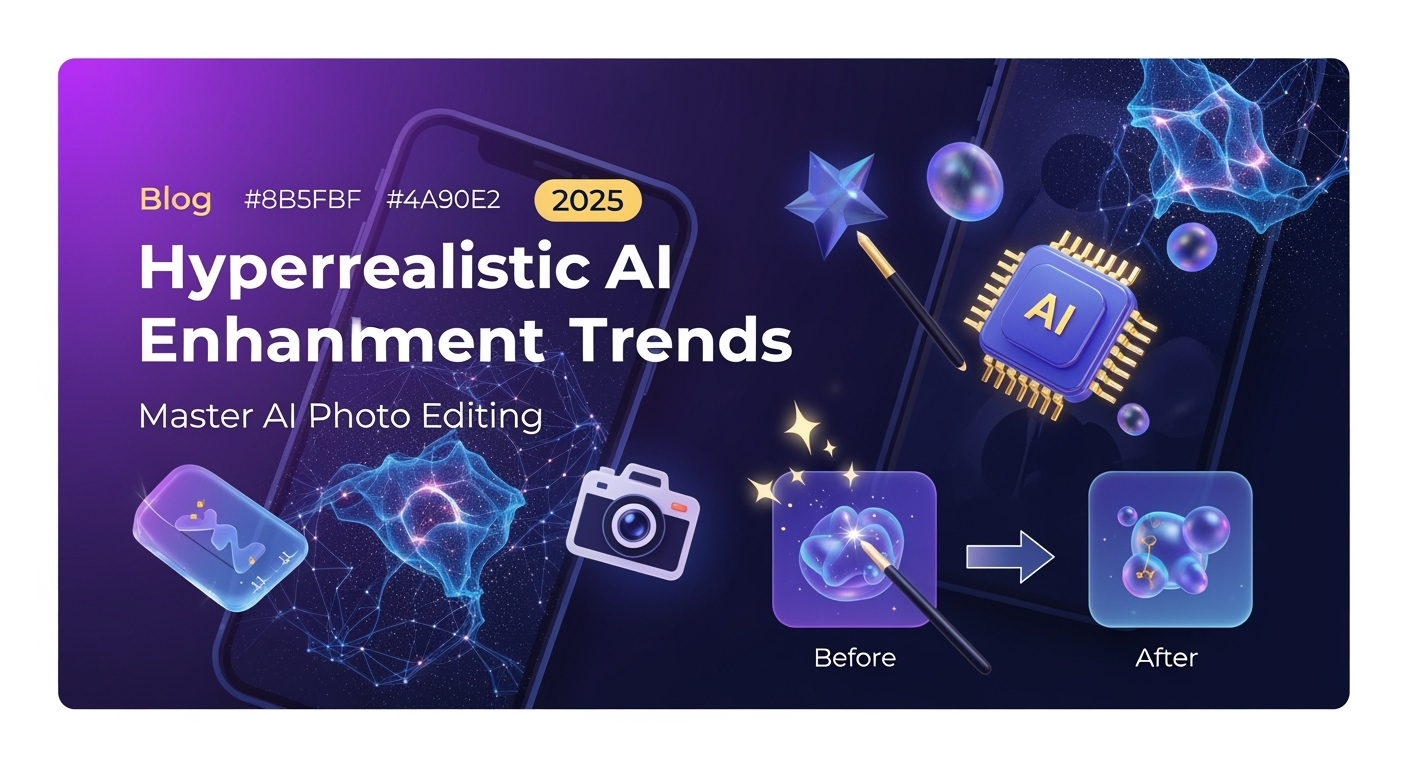 Hyperrealistic AI Photo Enhancement Trends in 2025