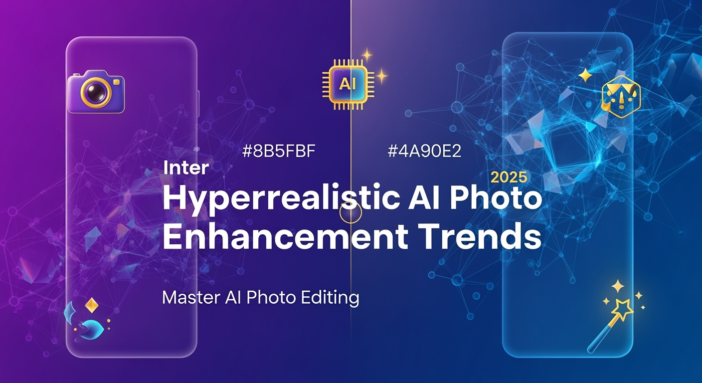 Hyperrealistic AI Photo Enhancement Trends in 2025