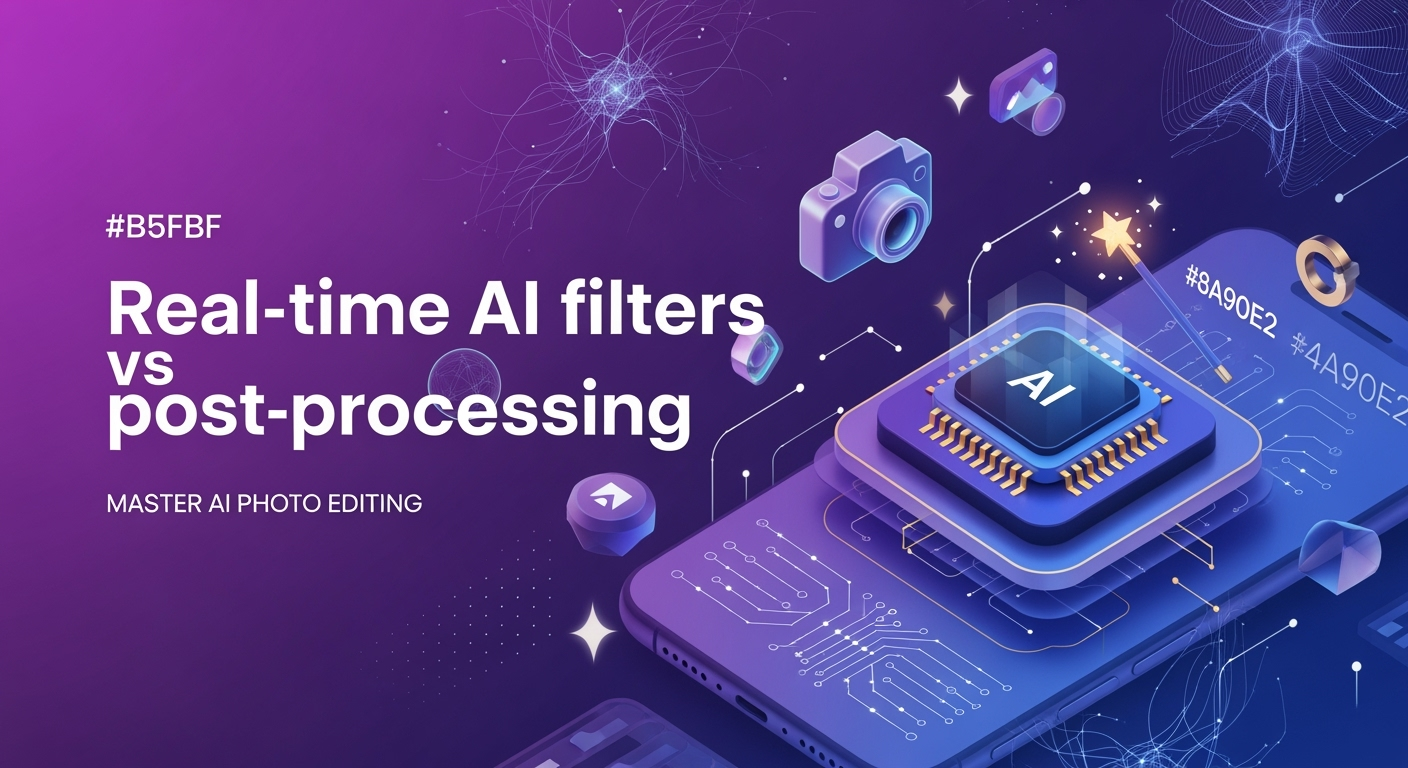 Real-Time AI Filters vs. Post-Processing: Mastering Your Visuals in 2025