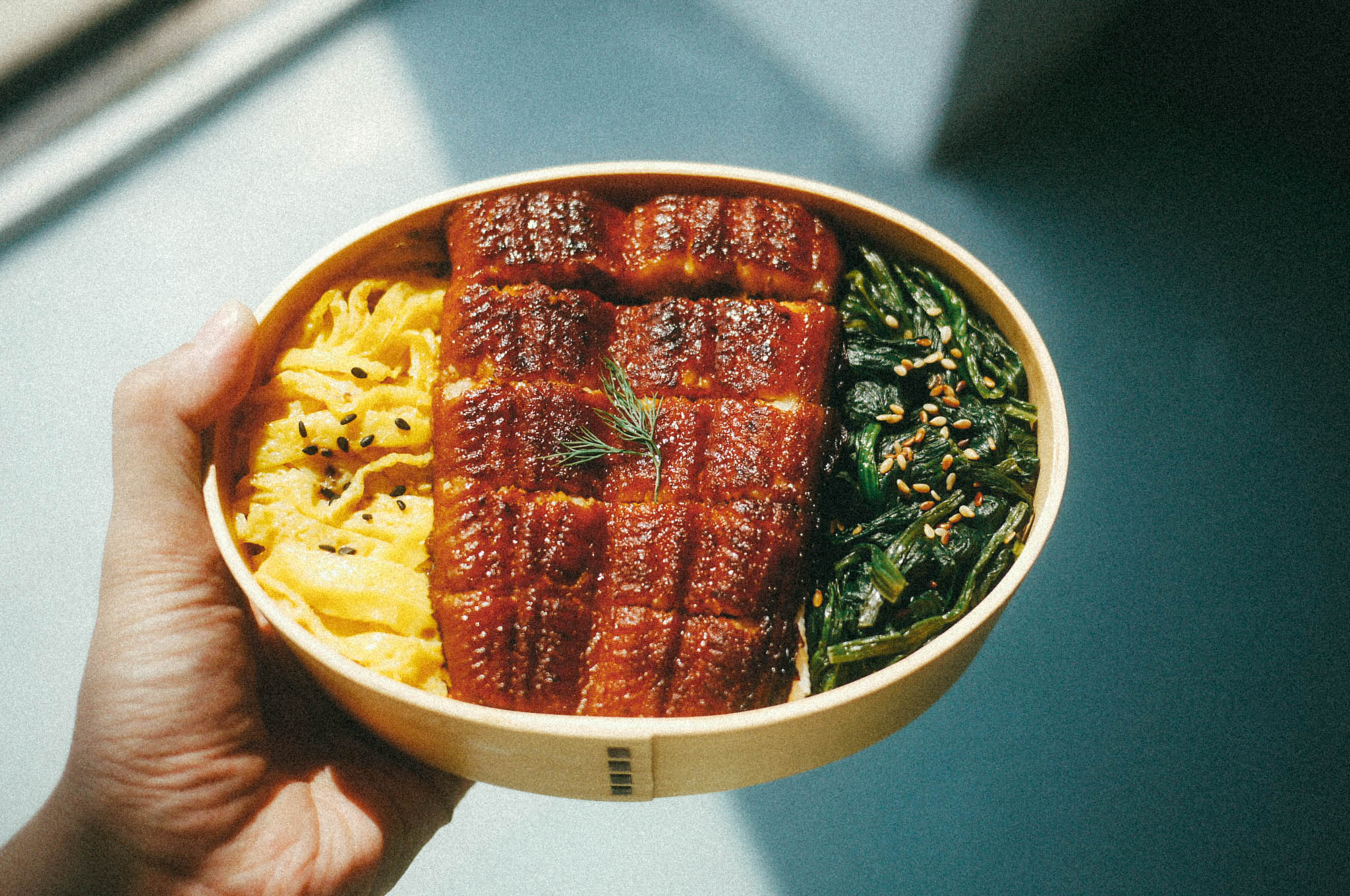 sanshoku unagi bento.jpg