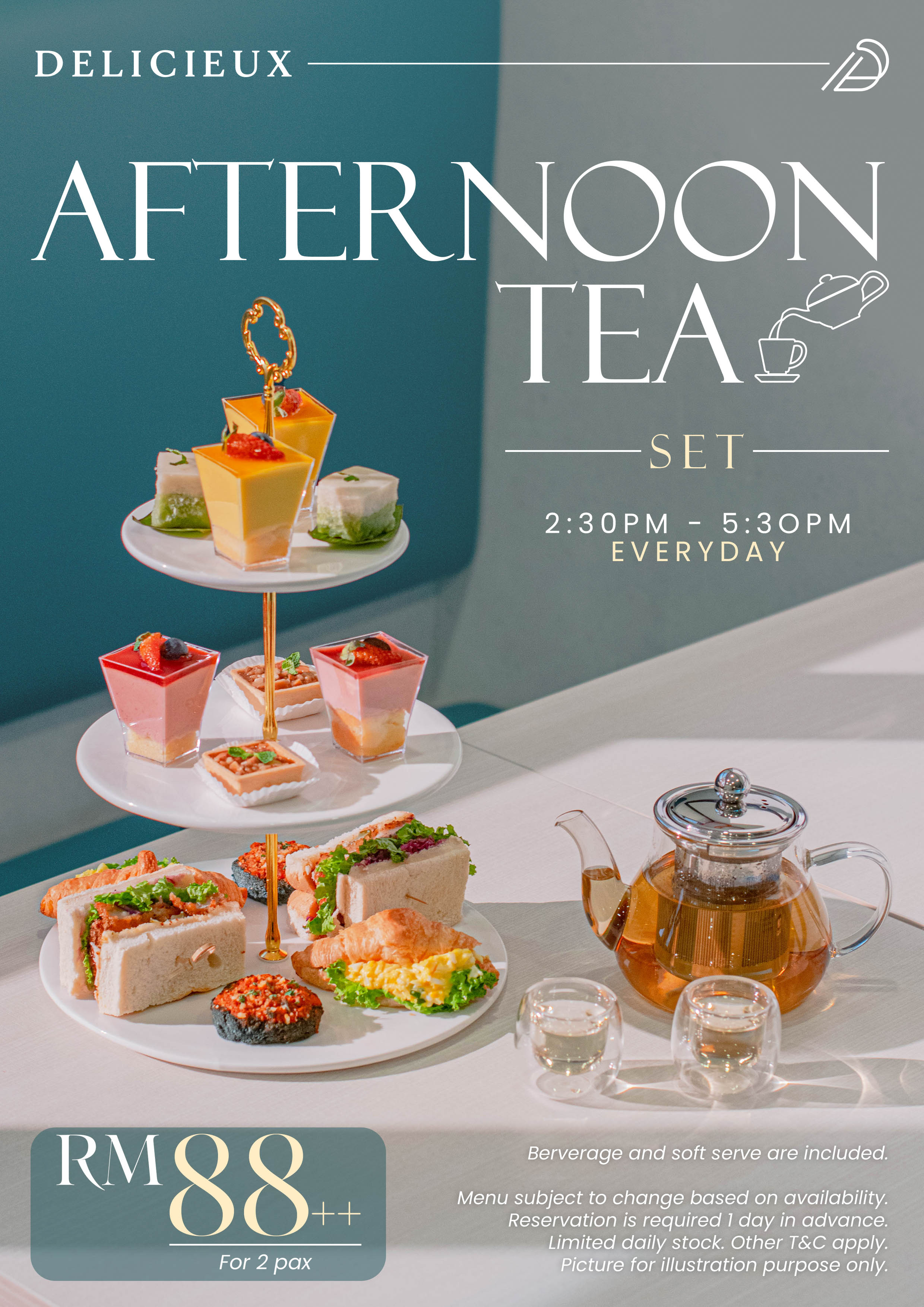 Afternoon Tea Set A4 Print.jpg