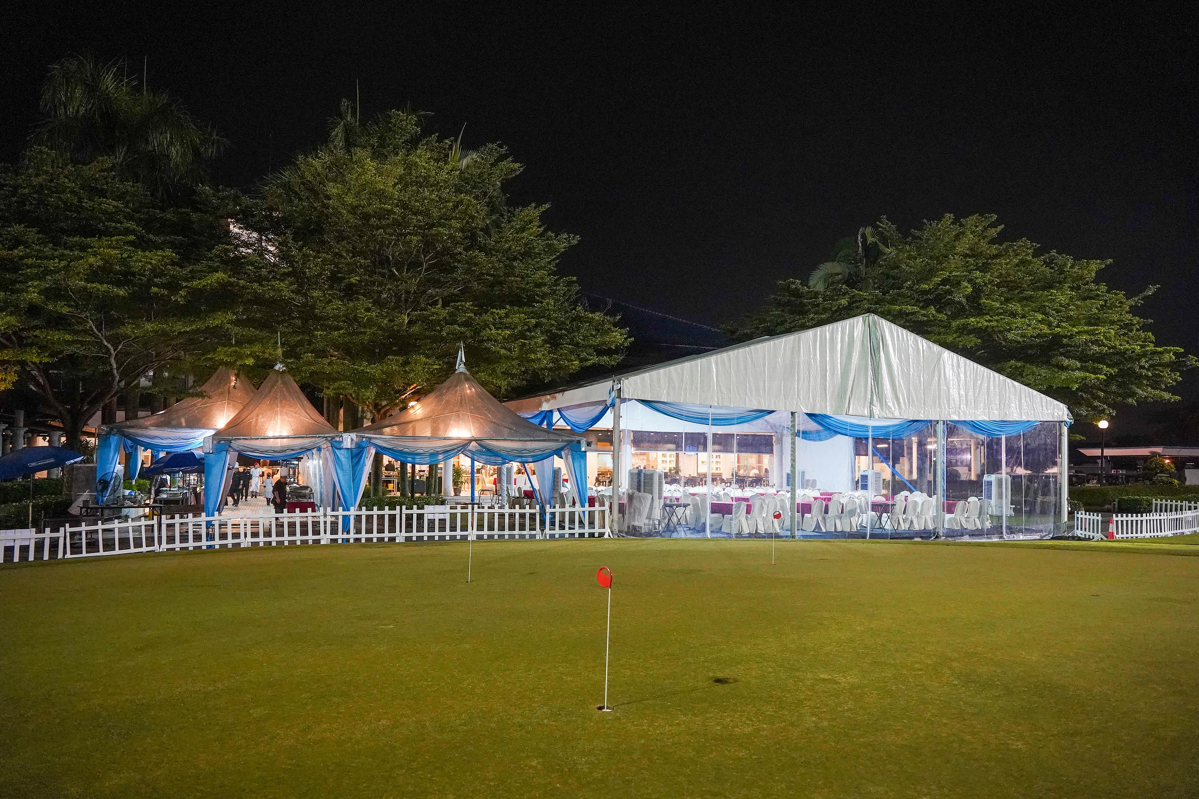 glenmarie hotel & golf resort: selera kampung 2023 ramadan buffet offers open-air views by a gorgeous golf course