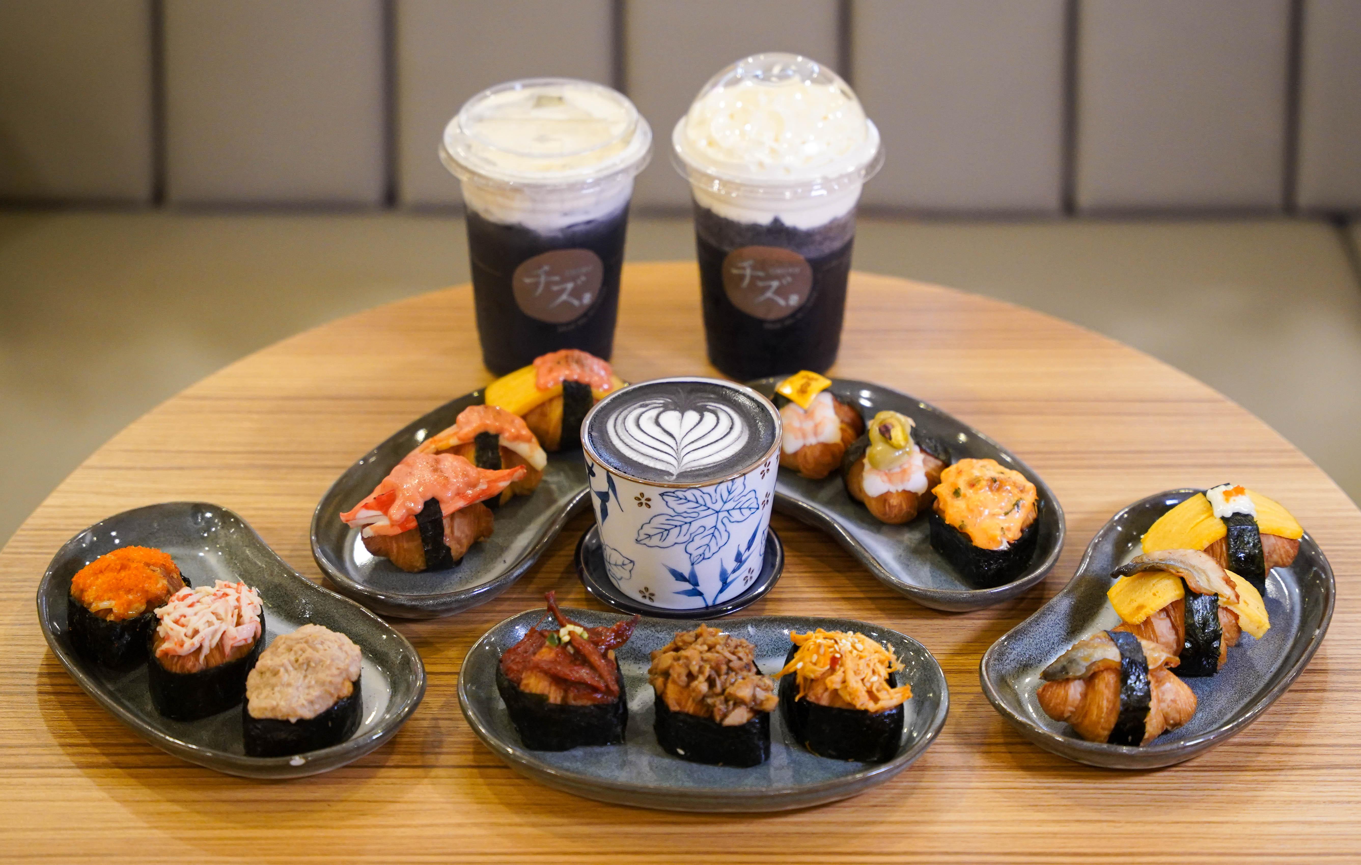 chizu relaunches sunway pyramid branch with exclusive new mini sushi croissants & black latte series