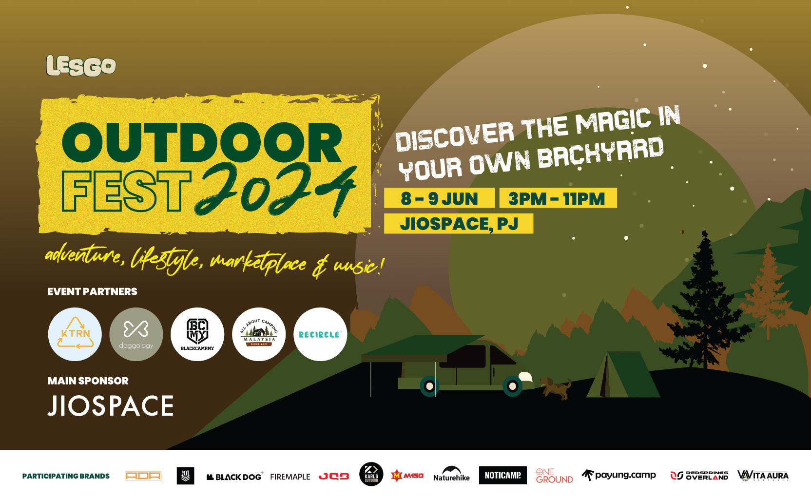 outdoor fest 2024 brings alfresco lifestyle adventures to jiospace pj, 8-9 june 2024