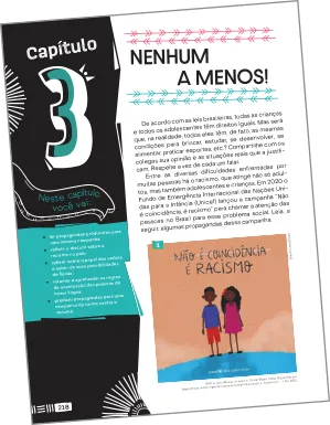 Imagem de página do livro do aluno com a abertura de capítulo.