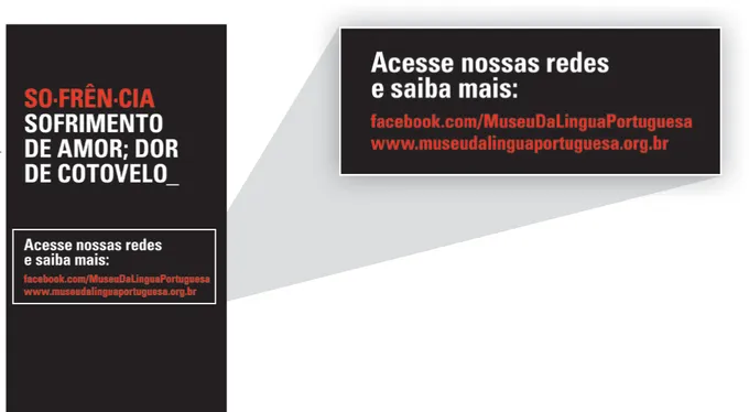 Imagem da palavra sofrência, cujas sílabas estão separadas da seguinte maneira: so - frên - cia. Abaixo, encontra-se a seguinte definição da palavra: sofrimento de amor; dor de cotovelo_. Em destaque: Acesse nossas redes e saiba mais: facebook.com/MuseuDaLinguaPortuguesa. www.museudalinguaportuguesa.org.br.