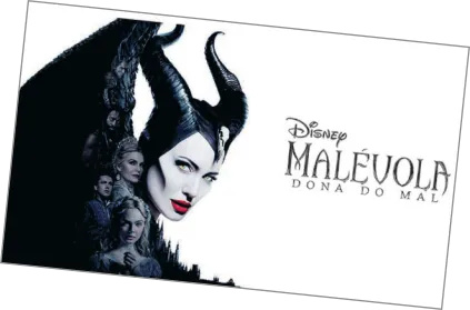Imagem de cartaz do filme 'Malévola – Dona do mal'.