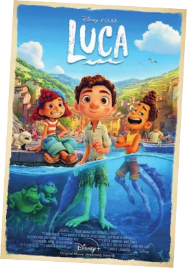 Imagem do cartaz do filme 'Luca'.