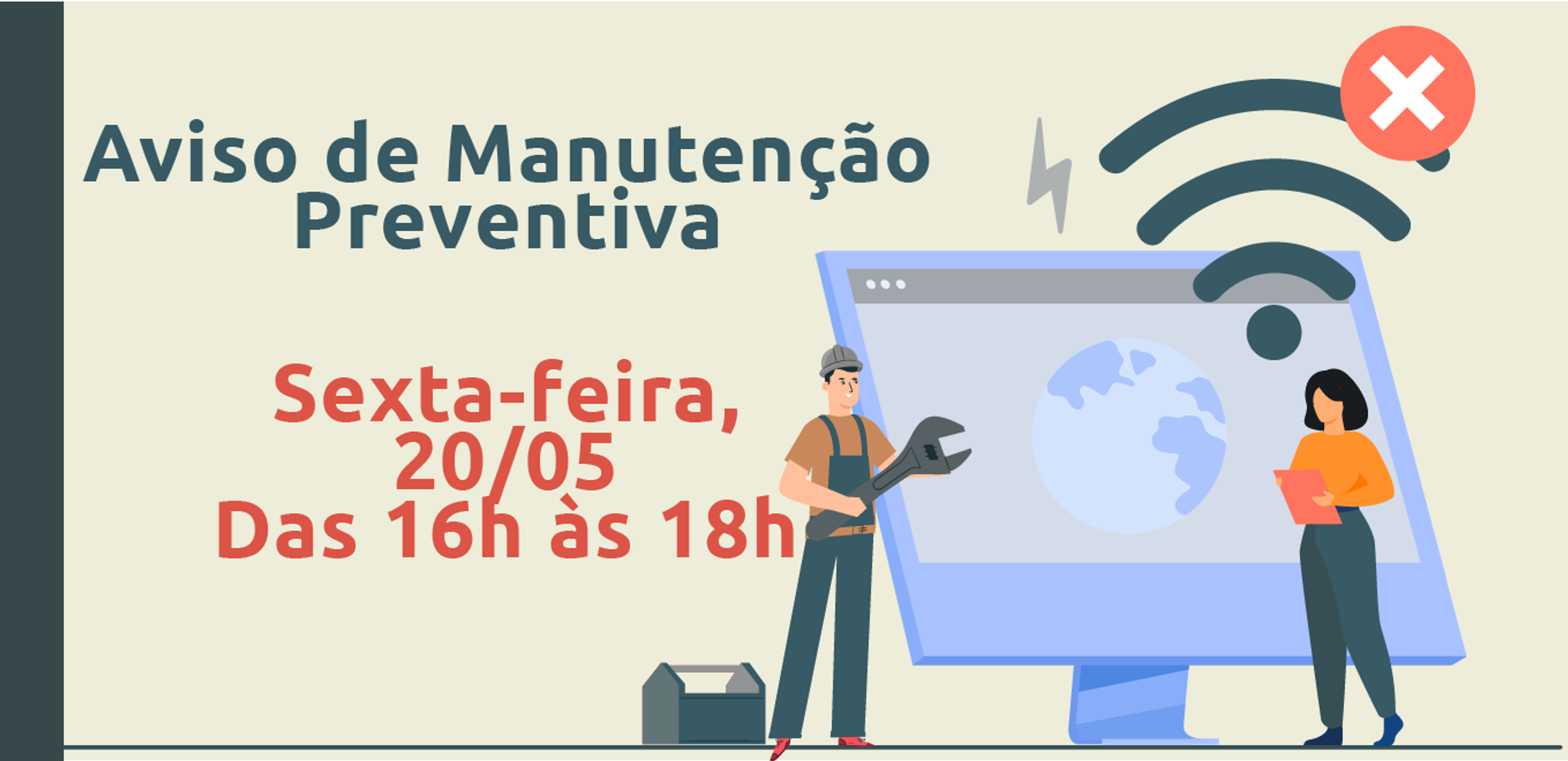 Aviso de Manutenção Preventiva