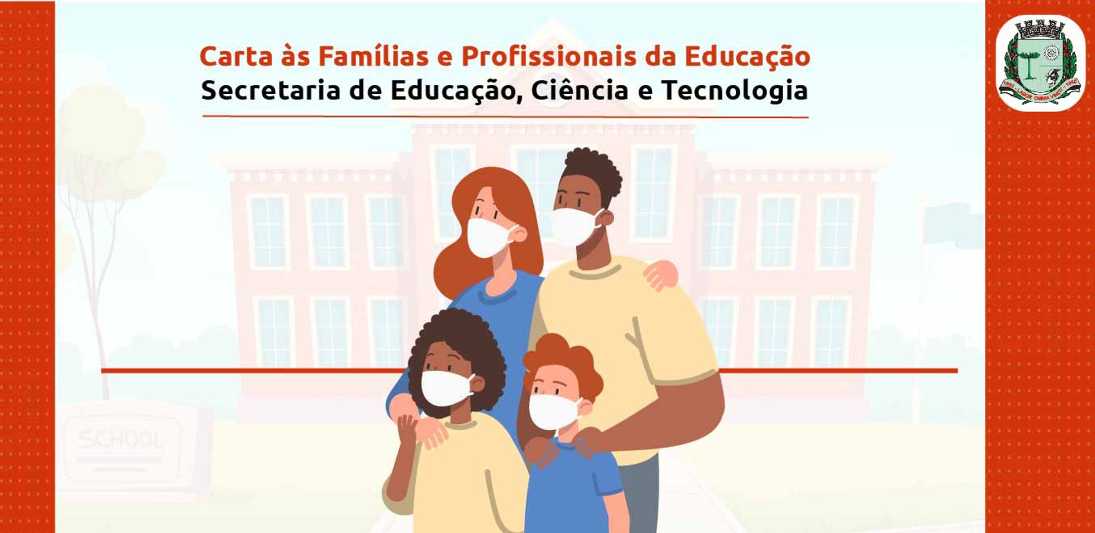 Carta Aberta às Famílias e Profissionais da Educação