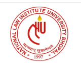 National Law Institute University - [NLIU] Logo