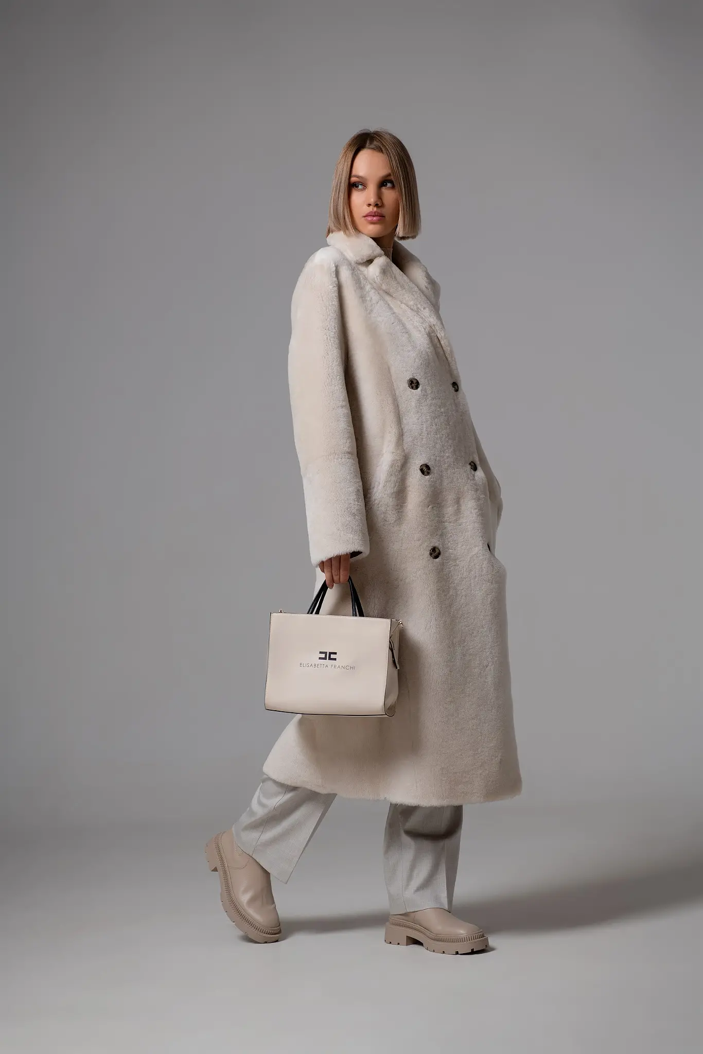 Palton din blană naturală pentru femei — Artizana Fashion, foto 2