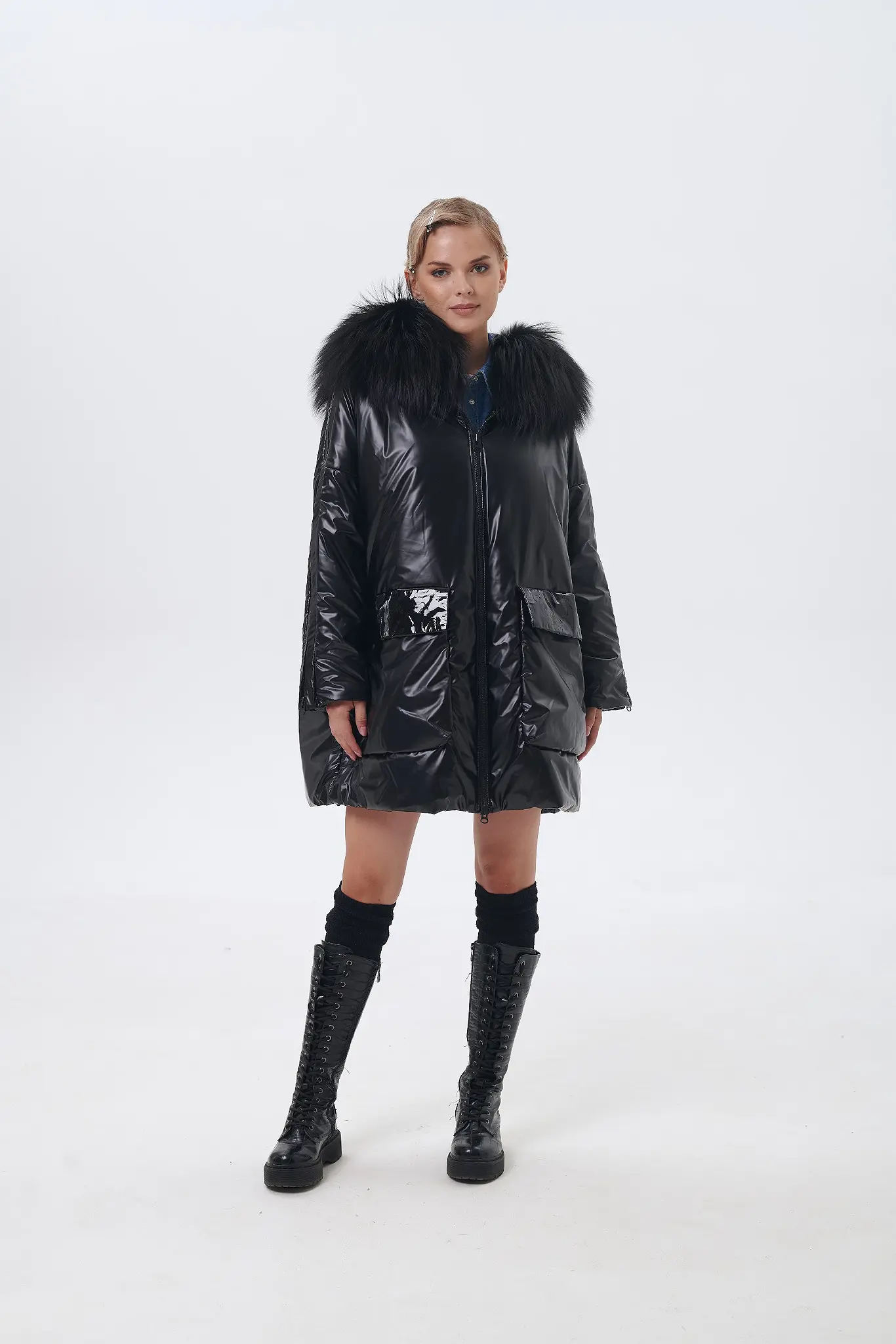 Geaca cu puf pentru femei — Artizana Fashion, foto 1