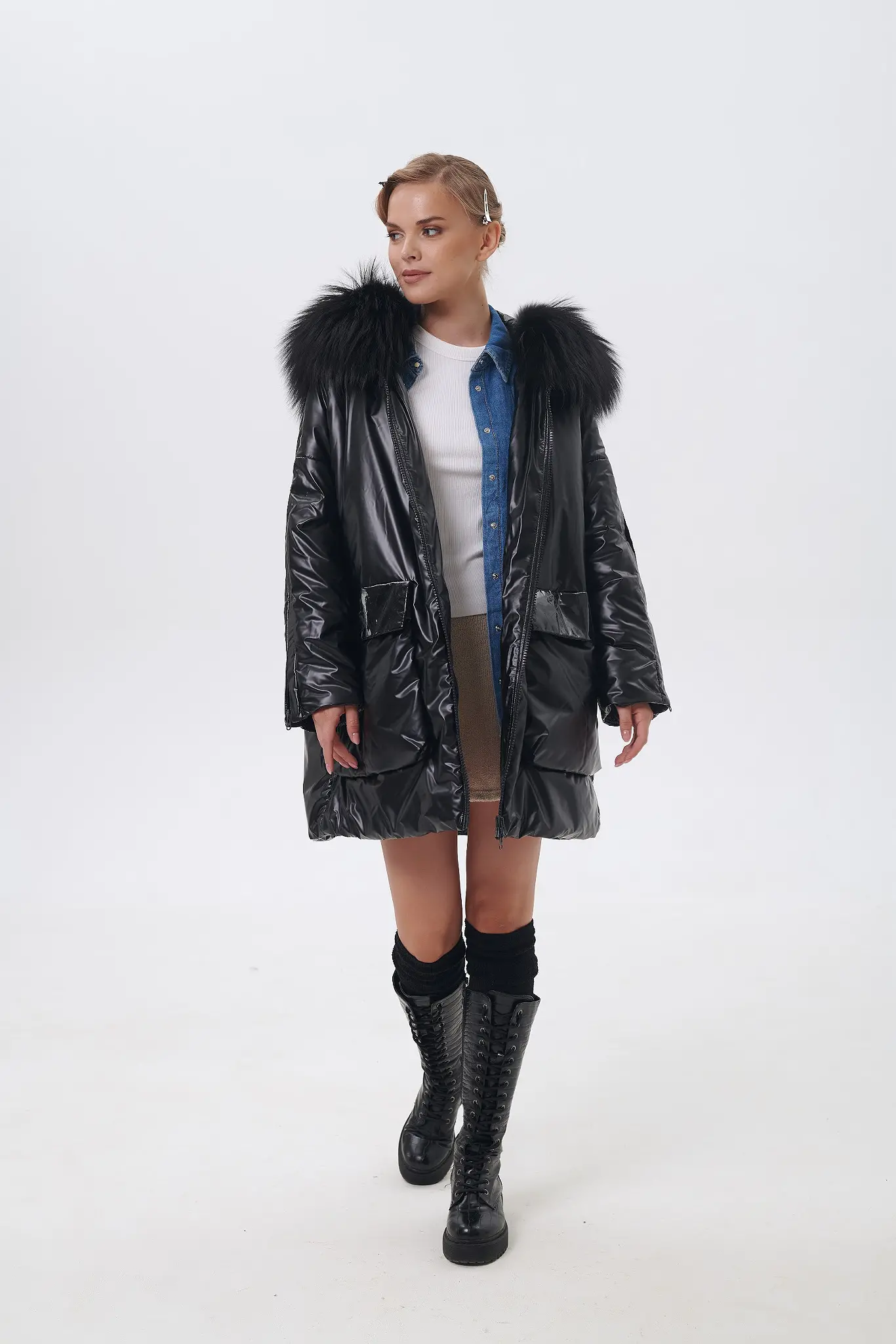 Geaca cu puf pentru femei — Artizana Fashion, foto 5