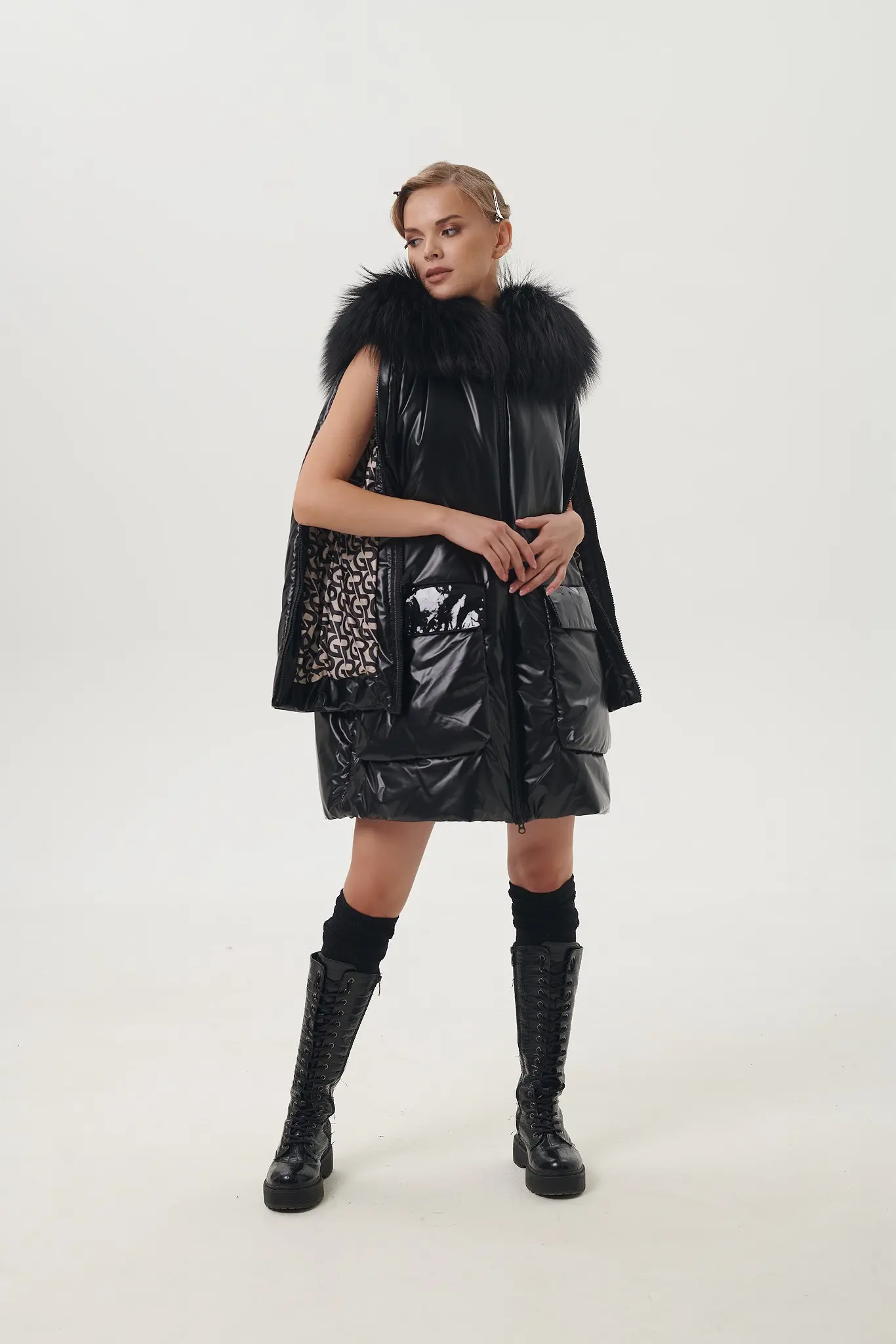 Geaca cu puf pentru femei — Artizana Fashion, foto 6