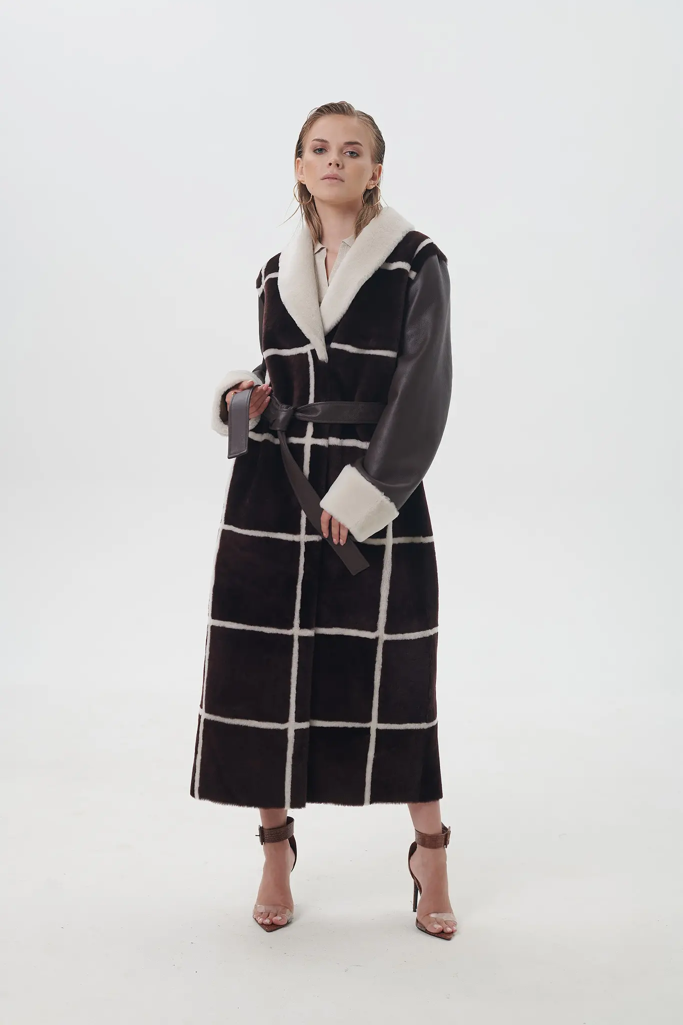 Palton din blană naturală pentru femei — Artizana Fashion, foto 1