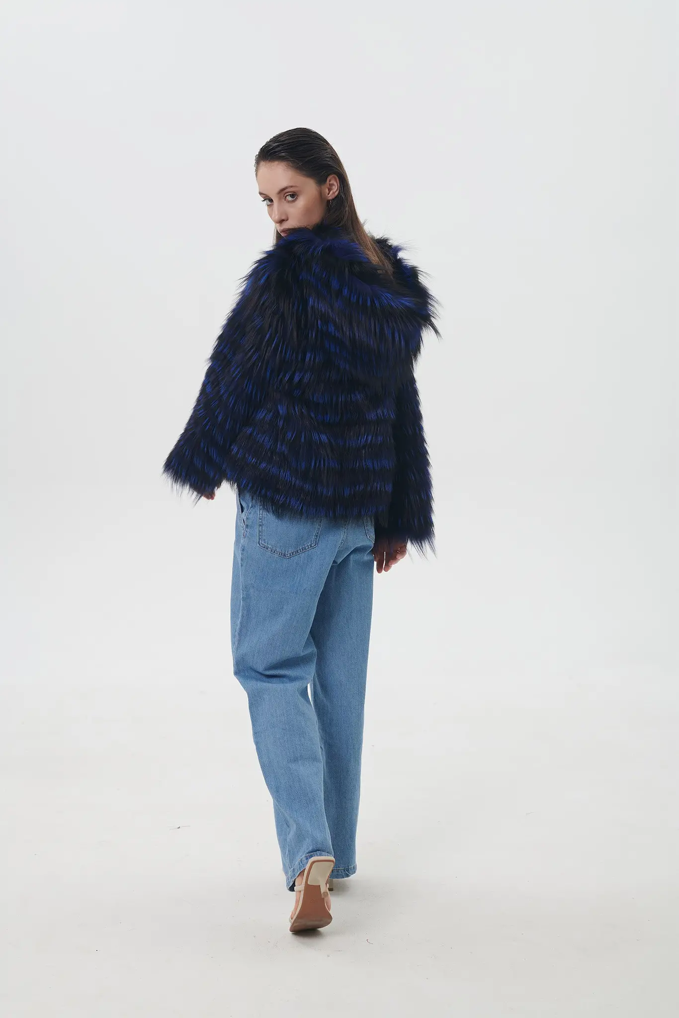 Haină din blană naturală pentru femei — Artizana Fashion, foto 2