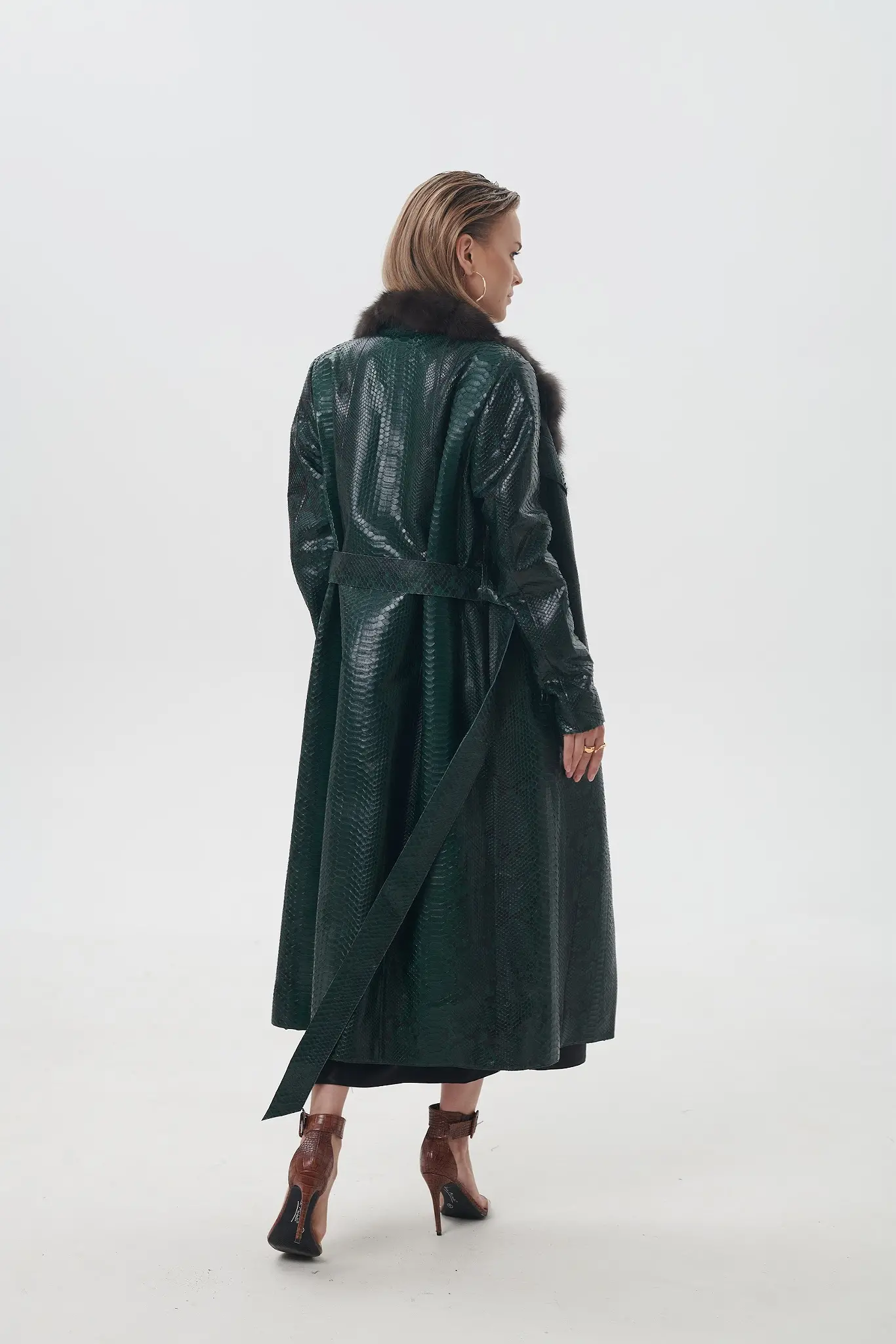Trenci din piele pentru femei — Artizana Fashion, foto 4