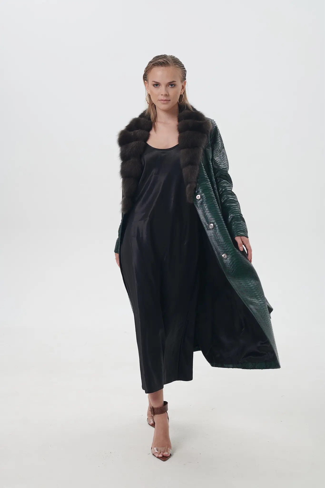 Trenci din piele pentru femei — Artizana Fashion, foto 6