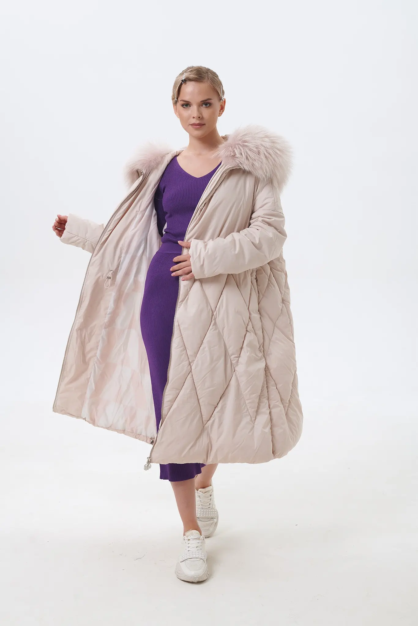 Trenci cu puf pentru femei — Artizana Fashion, foto 2