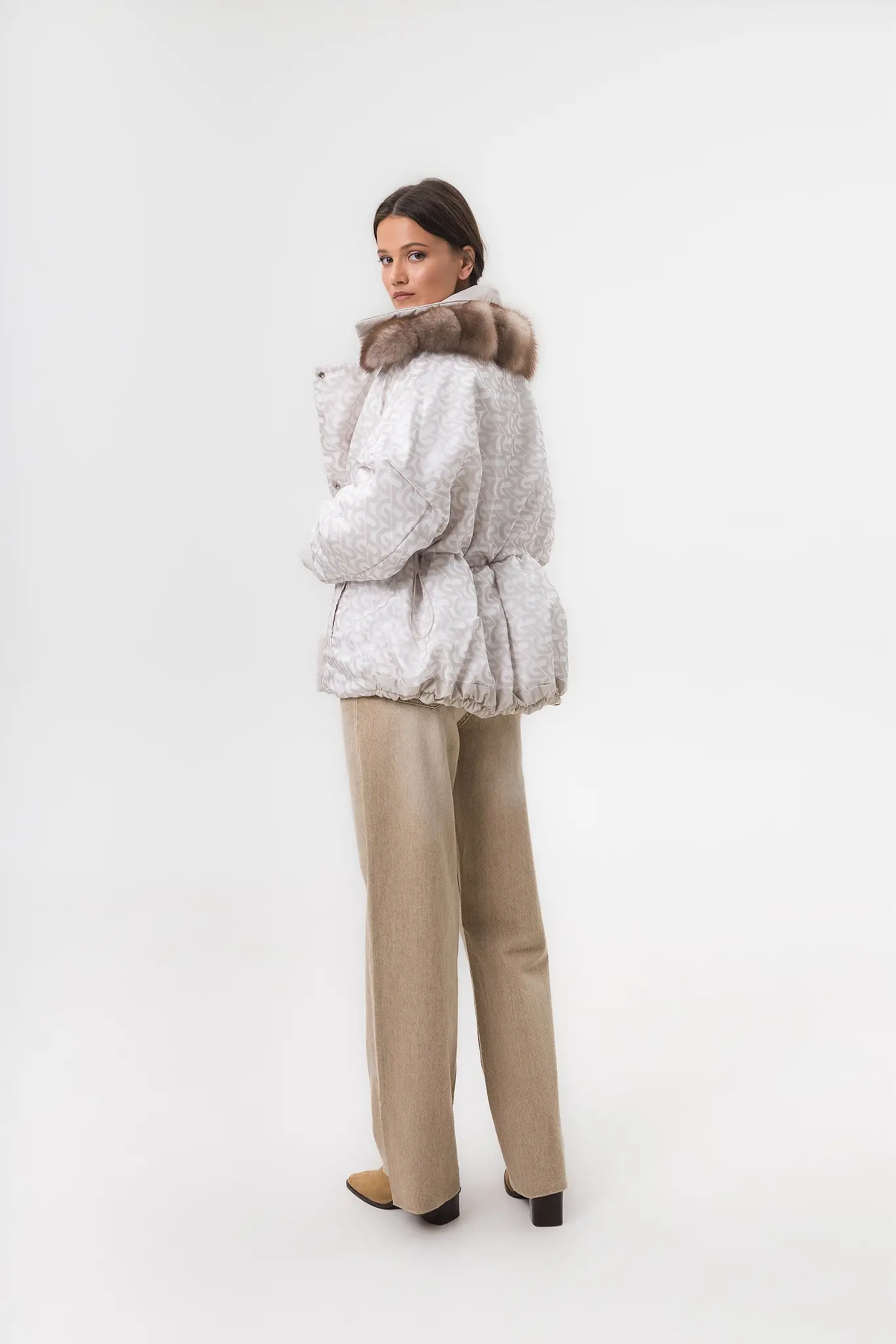 Geacă cu blană naturală pentru femei — Artizana Fashion, foto 6