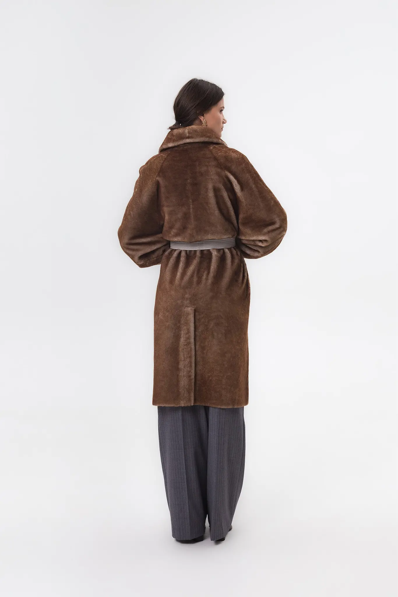 Palton din blană naturală pentru femei — Artizana Fashion, foto 5