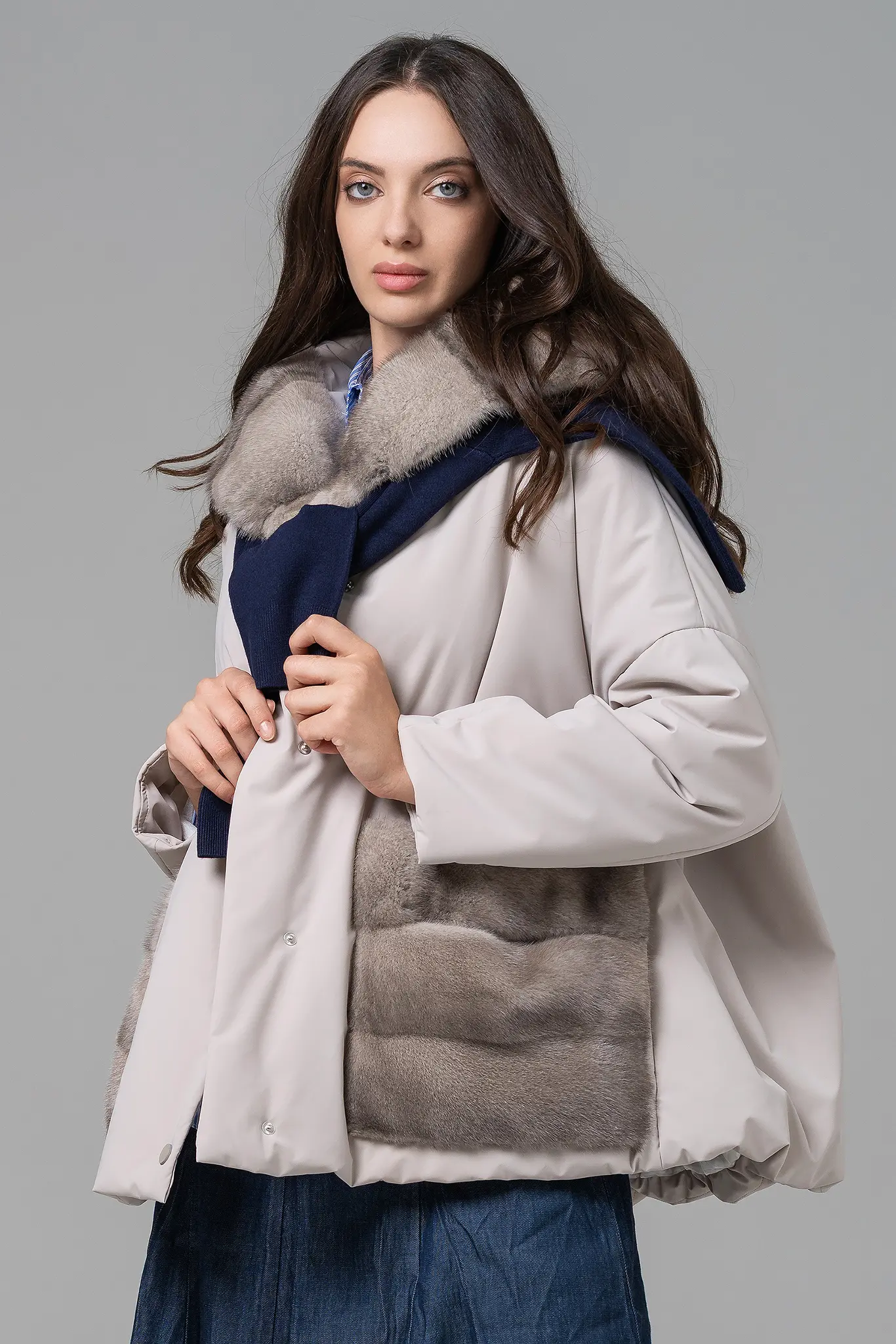 Geacă cu blană naturală pentru femei — Artizana Fashion, foto 11