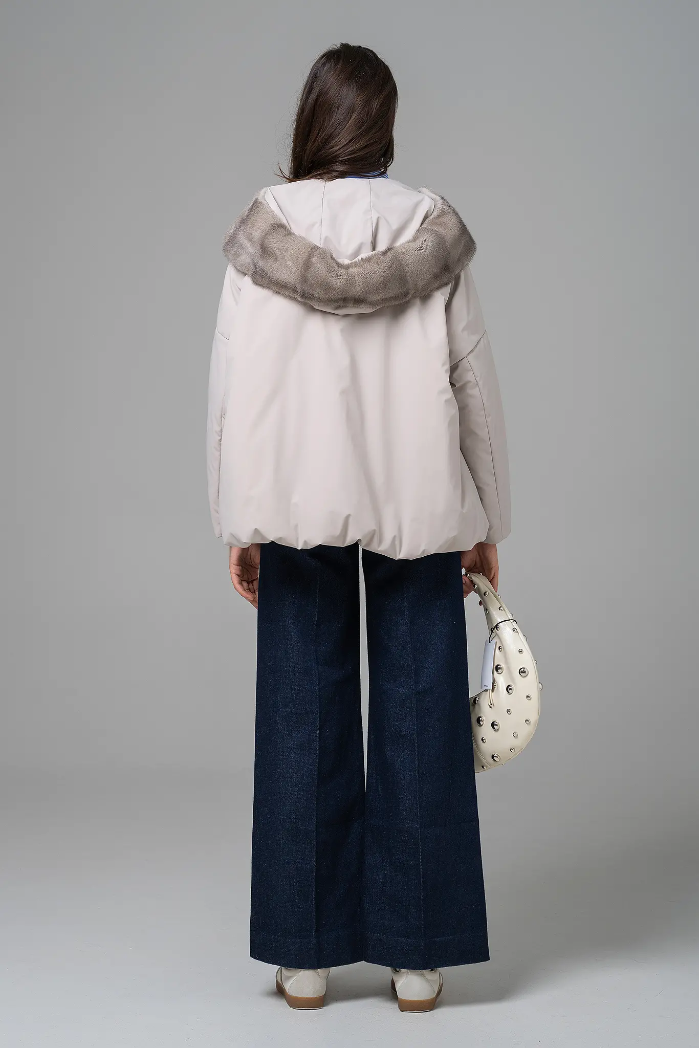 Geacă cu blană naturală pentru femei — Artizana Fashion, foto 14