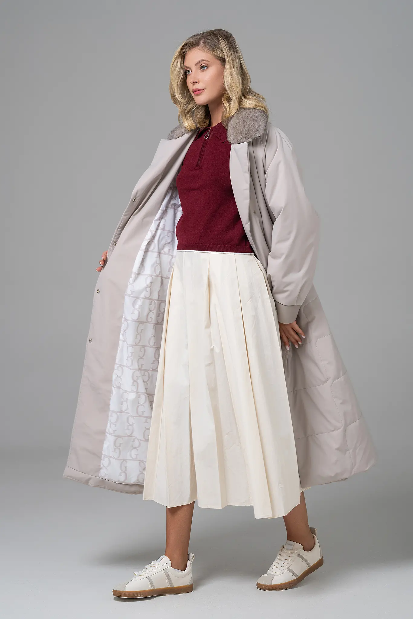 Geacă cu blană naturală pentru femei — Artizana Fashion, foto 1