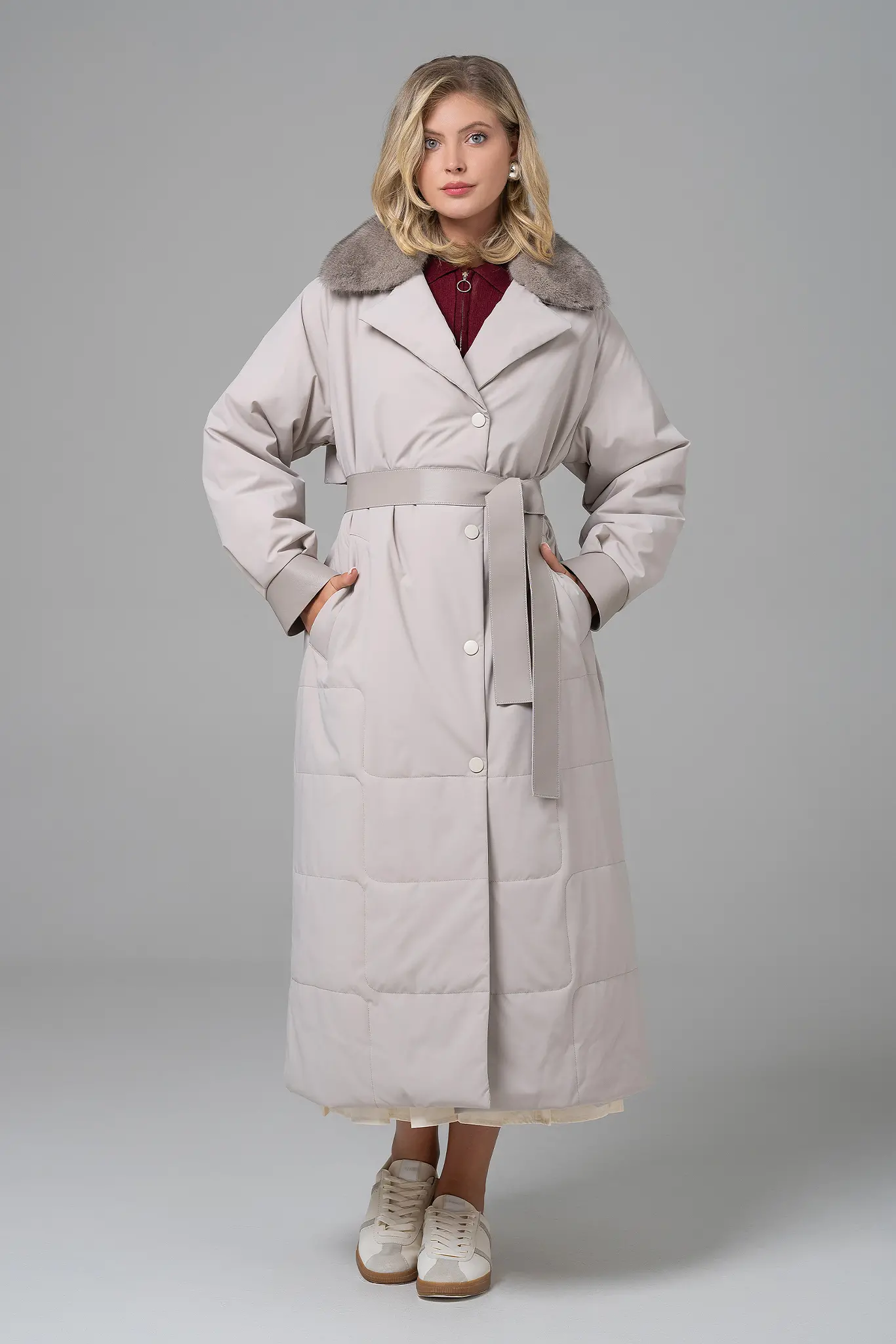 Geacă cu blană naturală pentru femei — Artizana Fashion, foto 2